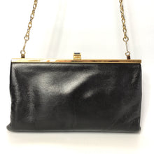 Load image into Gallery viewer, Vintage Harlequin Snakeskin Clutch Chain Bag by Jane Shilton in Red, Grey, Black Made in England-Vintage Handbag, Exotic Skins-Brand Spanking Vintage