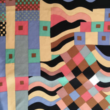 Load image into Gallery viewer, Vintage Liberty of London 60s/70s Large Silk Scarf in Collier Campbell Bauhaus, Rare Collectable, Made in England-Scarves-Brand Spanking Vintage