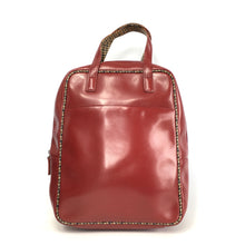Load image into Gallery viewer, Vintage 80s Large Cherry Red Glossy Leather Tote/Work/Overnight Bag by Aquascutum-Vintage Handbag, Large Handbag-Brand Spanking Vintage