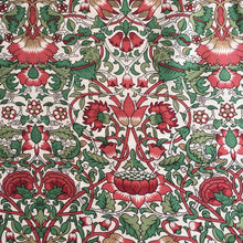 Load image into Gallery viewer, Vintage Liberty Silk Scarf in William Morris Design in Rust/Cream/Green-Scarves-Brand Spanking Vintage