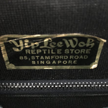 Load image into Gallery viewer, Vintage Python Skin Handbag With Shoulder Strap Made In Singapore-Vintage Handbag, Exotic Skins-Brand Spanking Vintage
