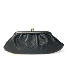 Load image into Gallery viewer, Vintage Small Black Dainty Leather Clutch Bag-Vintage Handbag, Clutch Bag-Brand Spanking Vintage