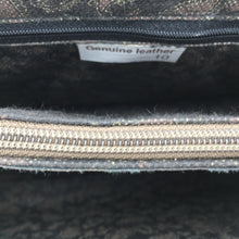 Load image into Gallery viewer, Vintage 70s Satchel Style Suede and Mock Croc/Lizard Leather Handbag in Browny/Green w/ Optional Long Shoulder Strap-Vintage Handbag, Large Handbag-Brand Spanking Vintage