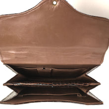 Load image into Gallery viewer, Vintage 50s 60s Exquisite Rich Chocolate Porosus Crocodile Skin Jackie O Handbag-Vintage Handbag, Exotic Skins-Brand Spanking Vintage
