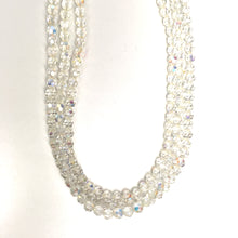 Load image into Gallery viewer, Vintage 50s Triple Strand Aurora Borealis Crystal Necklace-Accessories, For Her-Brand Spanking Vintage