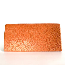Load image into Gallery viewer, Vintage 50s Burnt Orange Leather Faux Pigskin Clutch Bag By Freedex-Vintage Handbag, Clutch Bag-Brand Spanking Vintage