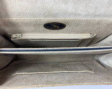 Load image into Gallery viewer, Vintage Genuine Ostrich Skin Clutch Bag/Shoulder Bag In Creamy Beige by Corbeau-Vintage Handbag, Exotic Skins-Brand Spanking Vintage