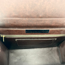 Load image into Gallery viewer, SALE Vintage 50s/60s Mappin & Webb Unused Chocolate Brown Lizard Skin Jackie O Bag, Top Handle Bag, Made In England-Vintage Handbag, Exotic Skins-Brand Spanking Vintage