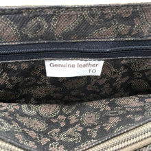 Load image into Gallery viewer, Vintage 70s Satchel Style Suede and Mock Croc/Lizard Leather Handbag in Browny/Green w/ Optional Long Shoulder Strap-Vintage Handbag, Large Handbag-Brand Spanking Vintage