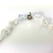 Load image into Gallery viewer, Vintage 50s Aurora Borealis Crystal Glass Bead Necklace with Silvertone Clasp-Accessories, For Her-Brand Spanking Vintage