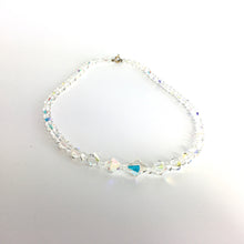 Load image into Gallery viewer, Vintage 50s Aurora Borealis Graduated Crystal Glass Diamond Bead Necklace with Gilt Clasp-Accessories, For Her-Brand Spanking Vintage