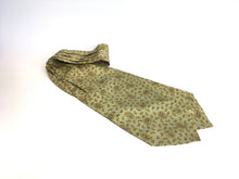 Load image into Gallery viewer, Vintage 50s Silky Paisley Design Cravat in Pistachio Green by Sammy Made in England-Accessories, For Him-Brand Spanking Vintage
