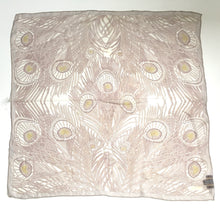 Load image into Gallery viewer, Vintage 90s Liberty of London Silk Chiffon Scarf in 'Hera' Peacock Feather Design-Scarves-Brand Spanking Vintage