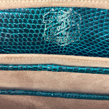 Load image into Gallery viewer, Vintage 1950s/60s Lodix Green Lizard Skin Classic Ladylike Handbag, Top Handle Bag, Made In England-Vintage Handbag, Exotic Skins-Brand Spanking Vintage