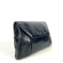 Load image into Gallery viewer, Vintage 50s Dainty Navy Leather Clutch Bag with Matching Leather Backed Mirror and Coin purse-Vintage Handbag, Clutch Bag-Brand Spanking Vintage