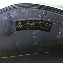 Load image into Gallery viewer, Vintage 70s Powder Blue Leather Clutch Bag with Gilt Clasp and Accents by Jane Shilton-Vintage Handbag, Clutch Bag-Brand Spanking Vintage