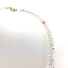 Load image into Gallery viewer, Vintage 50s Aurora Borealis Graduated Crystal Glass Bead Necklace with Gilt Clasp-Accessories, For Her-Brand Spanking Vintage