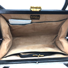 Load image into Gallery viewer, Vintage Handbag 50s Unused With Tags In Black Leather And Ponyskin w/ Matching Purse By Waldybag-Vintage Handbag, Exotic Skins-Brand Spanking Vintage