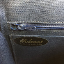 Load image into Gallery viewer, Vintage Swinging 60s/70s Black and White Patent Leather Handbag w/Long Shoulder Strap by Holmes Norwich Made in England-Vintage Handbag, Clutch Bag-Brand Spanking Vintage