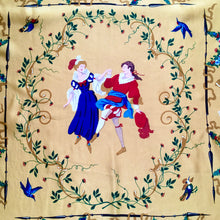 Load image into Gallery viewer, Large Beckford Silk Buckingham Palace Royal Collection Scarf, Rare White Drawing Room Scarf-Scarves-Brand Spanking Vintage