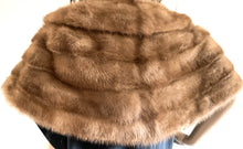 Load image into Gallery viewer, Vintage 50s Glamorous Pastel Mink Stole with Collar and Silk Lining-Accessories, For Her-Brand Spanking Vintage