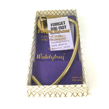 Load image into Gallery viewer, Vintage 50s Waldybag Gilt Metal Handbag Hanger/Hook/Retainer 'Forget Me Not' Design-Accessories, For Her-Brand Spanking Vintage