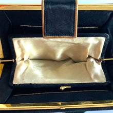 Load image into Gallery viewer, Vintage 50s/60s Luxurious Black And Gold Silk Waldybag Evening/Occasion Bag w/ Fixed Silk Coin Purse-Vintage Handbag, Evening Bag-Brand Spanking Vintage