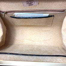 Load image into Gallery viewer, Vintage 60s/70s Golden Arrow Dark Chocolate Brown Lizard Skin Handbag Made in England-Vintage Handbag, Exotic Skins-Brand Spanking Vintage