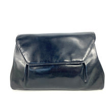 Load image into Gallery viewer, Vintage 50s Dainty Navy Leather Clutch Bag with Matching Leather Backed Mirror and Coin purse-Vintage Handbag, Clutch Bag-Brand Spanking Vintage