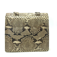 Load image into Gallery viewer, Vintage Python Skin Handbag With Shoulder Strap Made In Singapore-Vintage Handbag, Exotic Skins-Brand Spanking Vintage