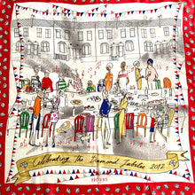Load image into Gallery viewer, Vintage Hobbs Silk Scarf To Commemorate HM The Queen's Diamond Jubilee 1952 - 2012-Scarves-Brand Spanking Vintage