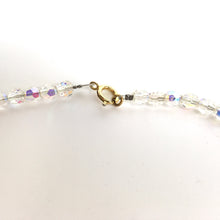 Load image into Gallery viewer, Vintage 50s Aurora Borealis Graduated Crystal Glass Bead Necklace with Gilt Clasp-Accessories, For Her-Brand Spanking Vintage
