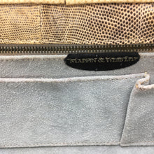 Load image into Gallery viewer, Vintage Handbag In Pale Gold/Cream/Brown/Grey Monitor Lizard Skin In Classic Design From Mappin & Webb-Vintage Handbag, Exotic Skins-Brand Spanking Vintage