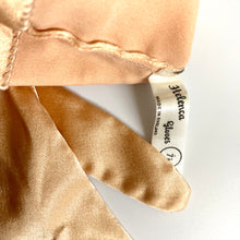 Load image into Gallery viewer, Vintage 50s/60s Peach Satin Long Evening/Occasion Gloves by Helena Made in England 7 1/2-Accessories, For Her-Brand Spanking Vintage