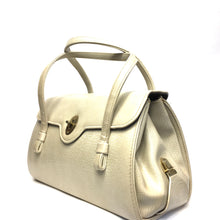 Load image into Gallery viewer, Vintage Large Beige/Cream Weymouth American Faux Leather Handbag w/Umbrella Pocket-Vintage Handbag, Large Handbag-Brand Spanking Vintage