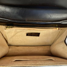 Load image into Gallery viewer, Vintage 60s Black Patent Leather Jackie O Style Top Handle Bag for Preston Made in UK-Vintage Handbag, Top Handle Bag-Brand Spanking Vintage