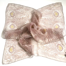 Load image into Gallery viewer, Vintage 90s Liberty of London Silk Chiffon Scarf in 'Hera' Peacock Feather Design-Scarves-Brand Spanking Vintage