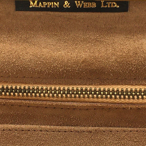 Vintage 1950s/60s Mappin & Webb Green Lizard Skin Classic Ladylike Bag, Top Handle Bag, Made In England-Vintage Handbag, Exotic Skins-Brand Spanking Vintage
