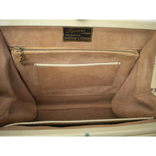 Load image into Gallery viewer, SOLD Exquisite Cream Leather Vintage 50s 60s Classic Ladylike Handbag Made By Riviera For Debenham And Freebody-Vintage Handbag, Top Handle Bag-Brand Spanking Vintage