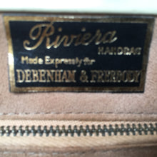 Load image into Gallery viewer, SOLD Exquisite Cream Leather Vintage 50s 60s Classic Ladylike Handbag Made By Riviera For Debenham And Freebody-Vintage Handbag, Top Handle Bag-Brand Spanking Vintage