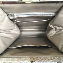 Load image into Gallery viewer, Exquisite Vintage Blond Crocodile Handbag, Small and Dainty 'Speedy' Style Handbag or Top Handle Bag with Gilt Clasp and Leather Lining-Vintage Handbag, Exotic Skins-Brand Spanking Vintage