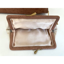 Load image into Gallery viewer, Vintage 40s 50s Genuine Ostrich Skin Waldybag Handbag With matching Coin Purse Made In England-Vintage Handbag, Exotic Skins-Brand Spanking Vintage
