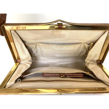 Load image into Gallery viewer, Vintage 40s 50s Genuine Ostrich Skin Waldybag Handbag With matching Coin Purse Made In England-Vintage Handbag, Exotic Skins-Brand Spanking Vintage