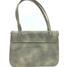 Load image into Gallery viewer, Delightful Vintage 60s Freedex Patent Leather Mottled Taupe/Stone/Grey Twin Handle Bag-Vintage Handbag, Top Handle Bag-Brand Spanking Vintage