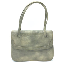 Load image into Gallery viewer, Delightful Vintage 60s Freedex Patent Leather Mottled Taupe/Stone/Grey Twin Handle Bag-Vintage Handbag, Top Handle Bag-Brand Spanking Vintage