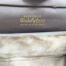 Load image into Gallery viewer, Vintage 50s 60s Lizard Skin Rare Dainty Design Waldybag in Taupe-Vintage Handbag, Exotic Skins-Brand Spanking Vintage