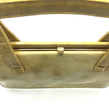 Load image into Gallery viewer, Vintage 50s/60s Yellow Mottled Leather Classic Ladylike Bag From Meadows Of Regent Street-Vintage Handbag, Kelly Bag-Brand Spanking Vintage
