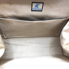 Load image into Gallery viewer, Vintage Handbag w/ Twin Handles In Light Tan/Beige Patent w/ Gilt Trim By 'K' Handbags-Vintage Handbag, Kelly Bag-Brand Spanking Vintage
