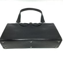 Load image into Gallery viewer, Vintage 50s Exquisite Large Black Leather Waldybag Classic Ladylike Bag With Silver Tone Frame And Copper Clasp-Vintage Handbag, Large Handbag-Brand Spanking Vintage