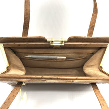 Load image into Gallery viewer, Vintage Ackery Of London Large Faux Ostrich Leather Classic Ladylike Bag Unused and Mint Condition-Vintage Handbag, Exotic Skins-Brand Spanking Vintage